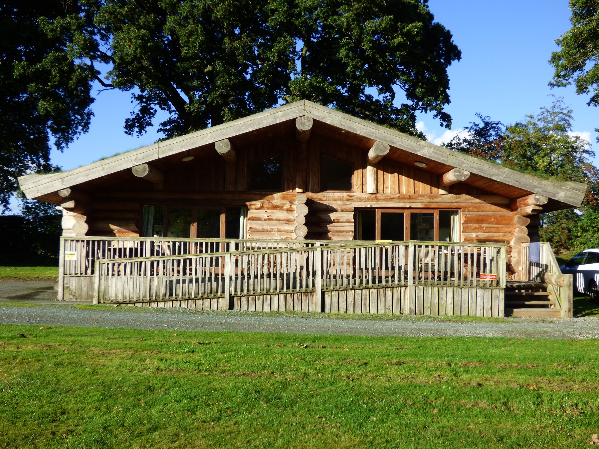 Log Cabin Front View